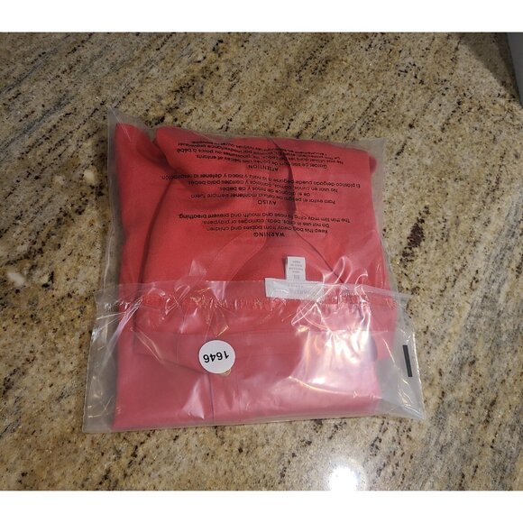 Charter Club Womens Size L Petite Pink Button Blouse Roll Tab Gold Button - Picture 13 of 13